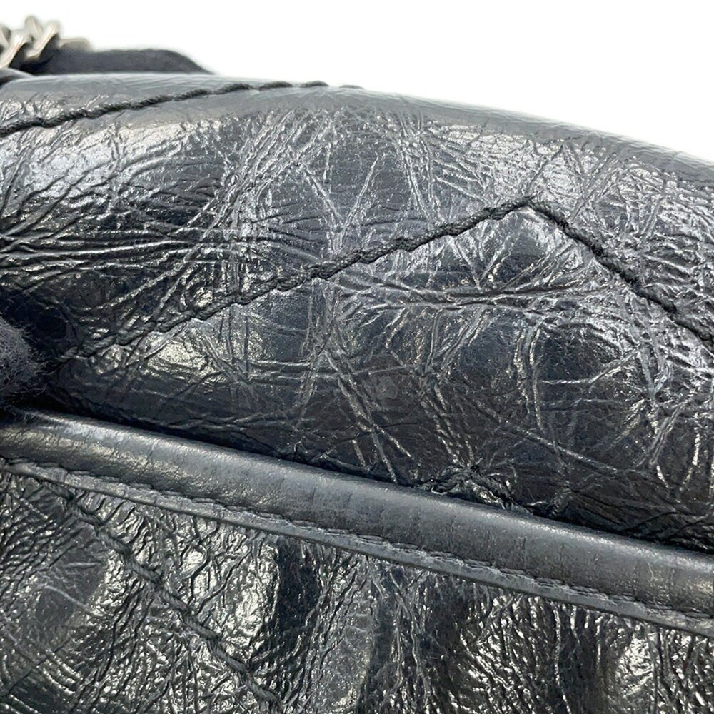 SAINT LAURENT Black Leather Shoulder Bag - Picture 7 of 16